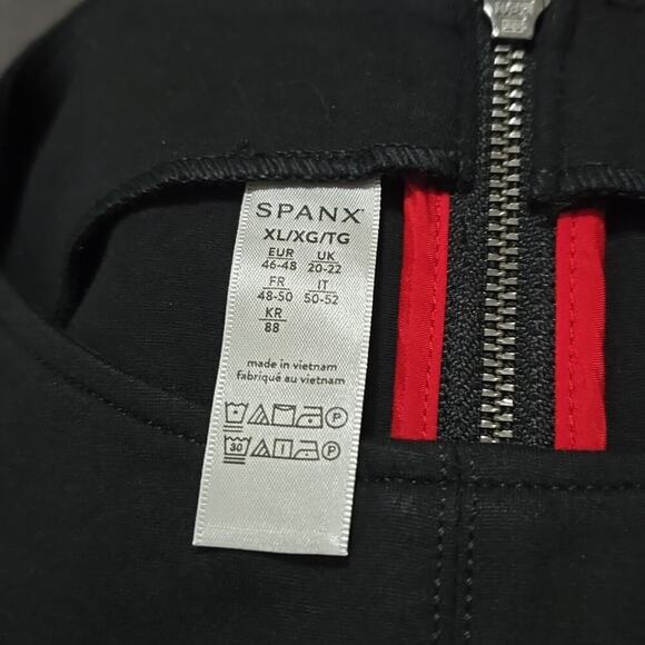 SPANX The Perfect Fit & Flare Black Stretch Skater Dress Size XL NEW! MSRP $188 - Picture 14 of 16